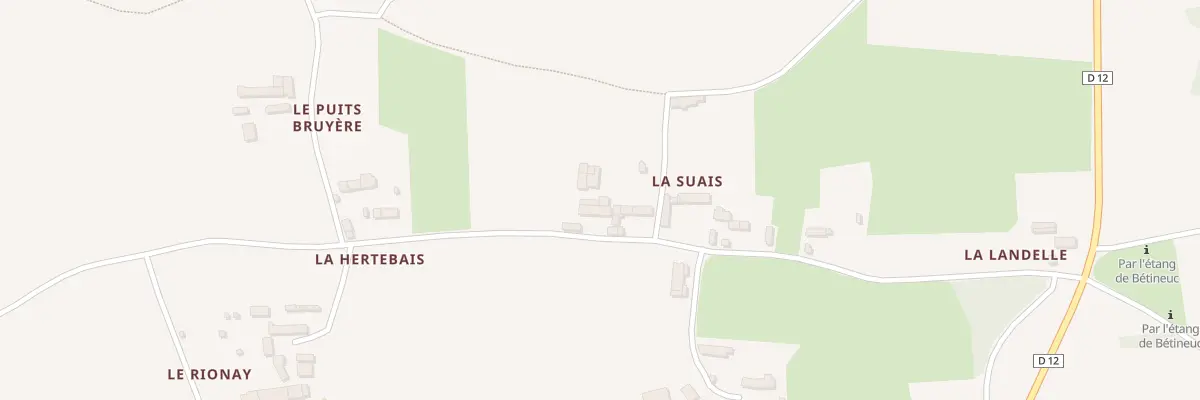 Plan du 5111 La Suais à Saint-Juvat