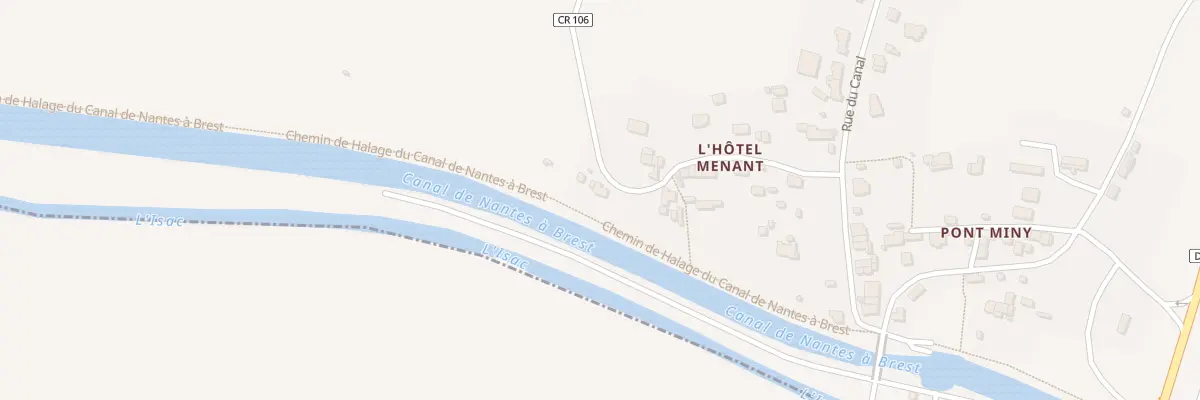Plan du 19 Rue de l’Hôtel Menant à Fégréac