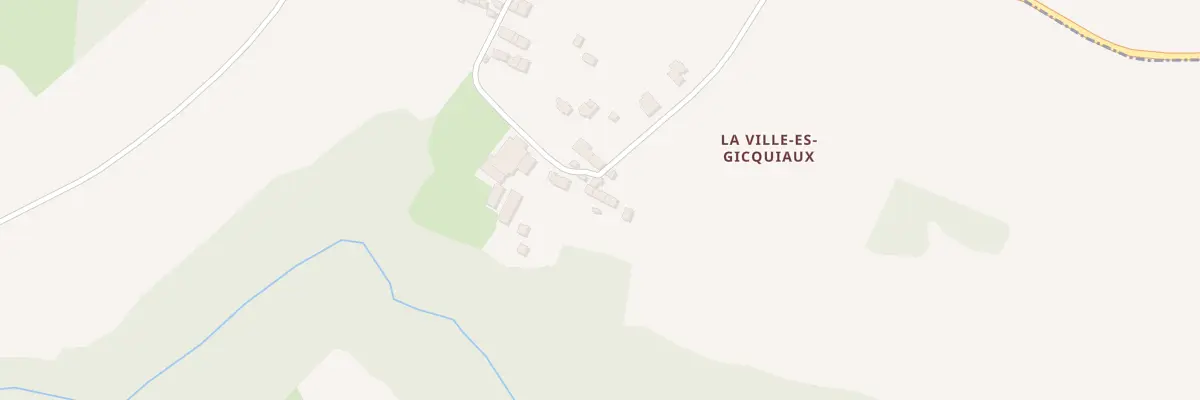 Plan du 18 La Ville Es Gicquiaux à Saint-Carné