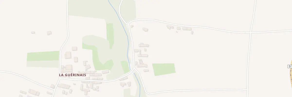 Plan du 44 La Guérinais à Trévron