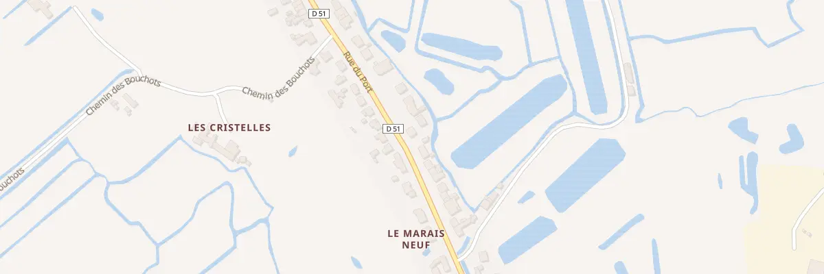 Plan du 74 Rue du Port à Beauvoir-sur-Mer