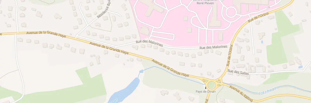 Plan du 21 Rue des Malorines à Dinan