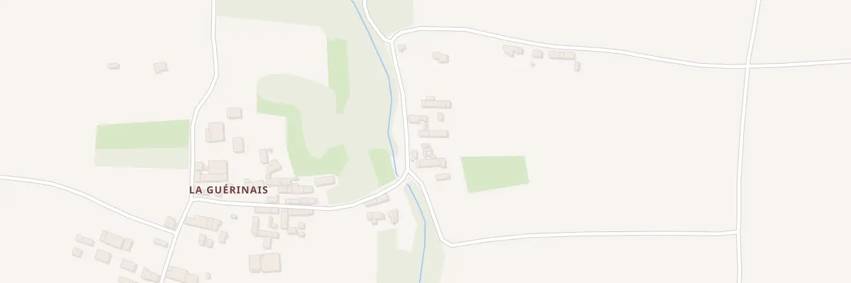 Plan du 38 La Guérinais à Trévron