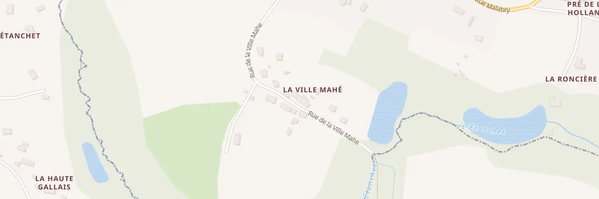 Plan du 1 Rue de la Ville Mahe à La Richardais