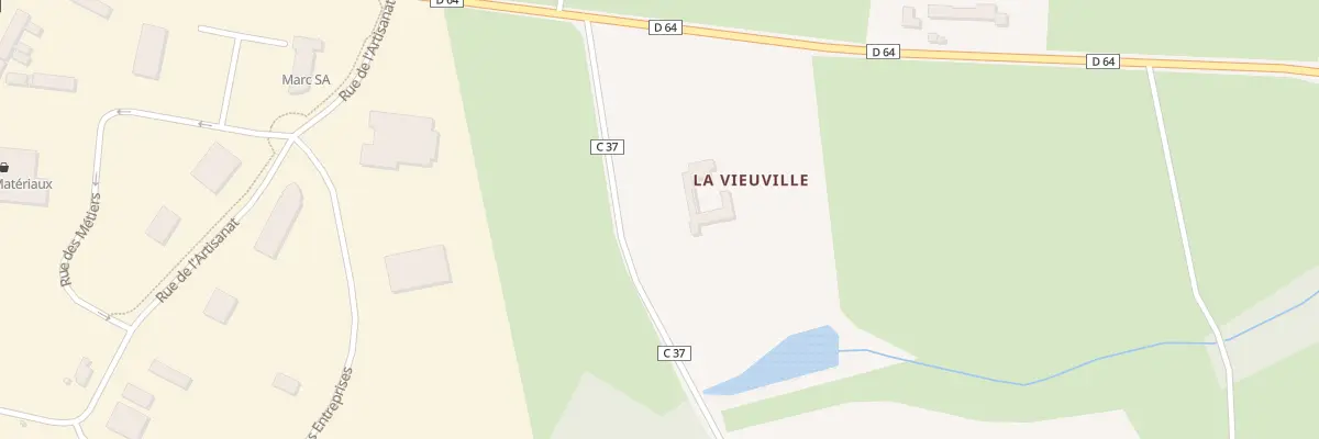Plan du 9003 La Vieuville à Pleurtuit