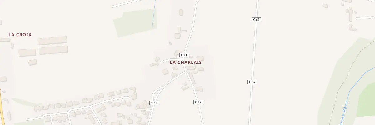 Plan du 5854 La Charlais à Pleurtuit
