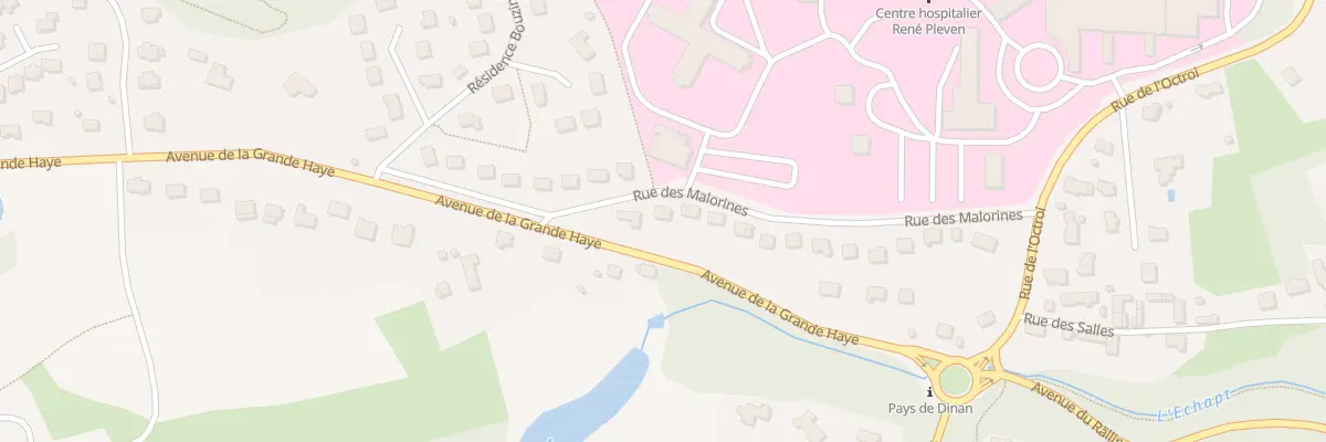 Plan du 25 Rue des Malorines à Dinan