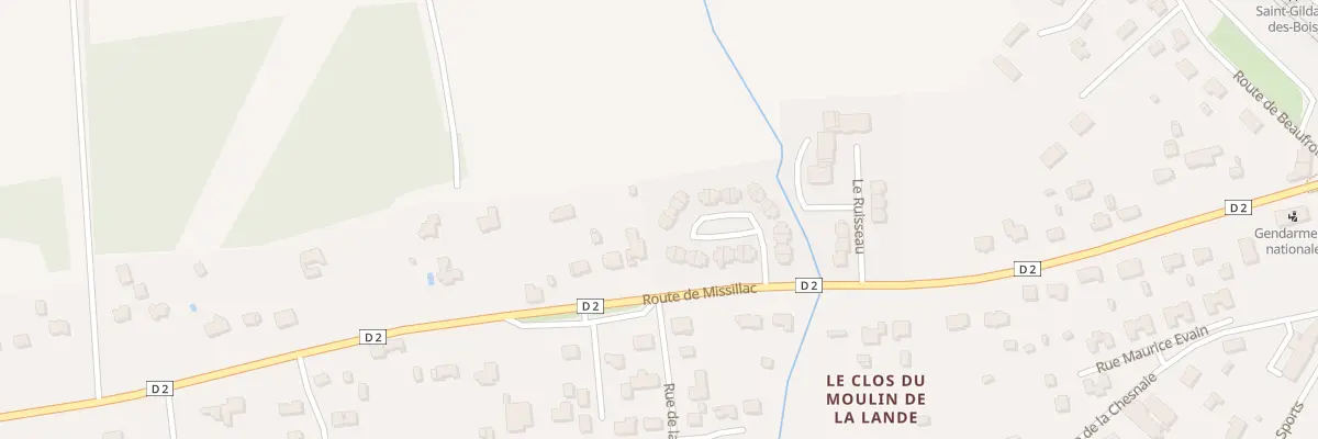 Plan du 16 Lot des Epinettes à Saint-Gildas-des-Bois