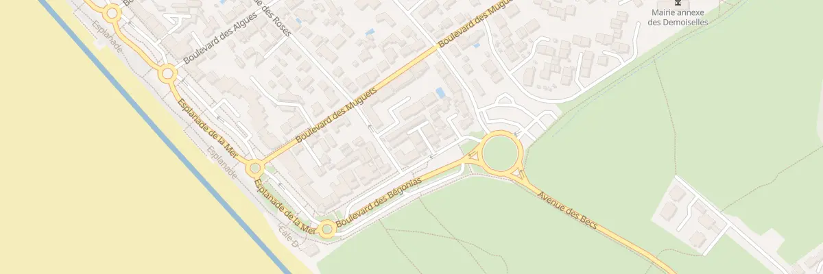 Plan du 13E Bd des Bégonias à Saint-Hilaire-de-Riez