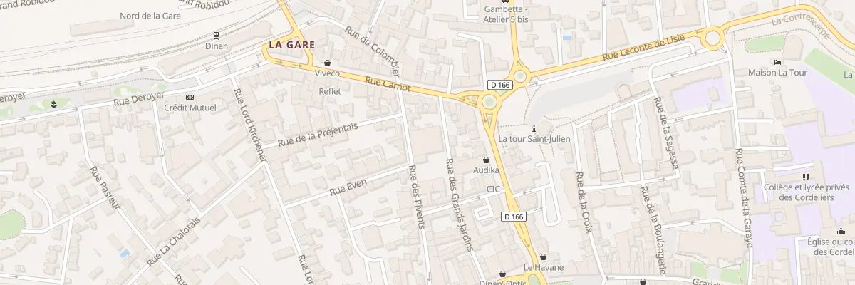 Plan du 27 Rue des Grands Jardins à Dinan