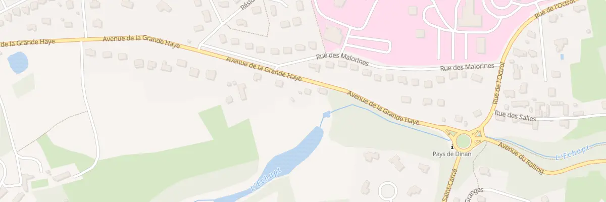 Plan du 3 Av de la Grande Haye à Dinan