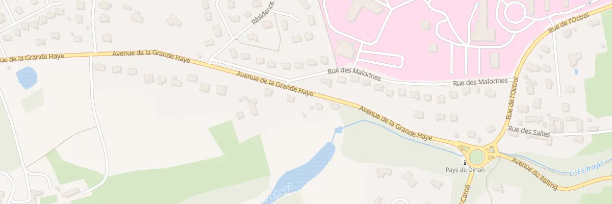 Plan du 3B Av de la Grande Haye à Dinan