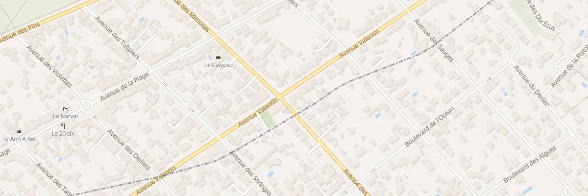 Plan du 56 Av Valentin à Saint-Jean-de-Monts