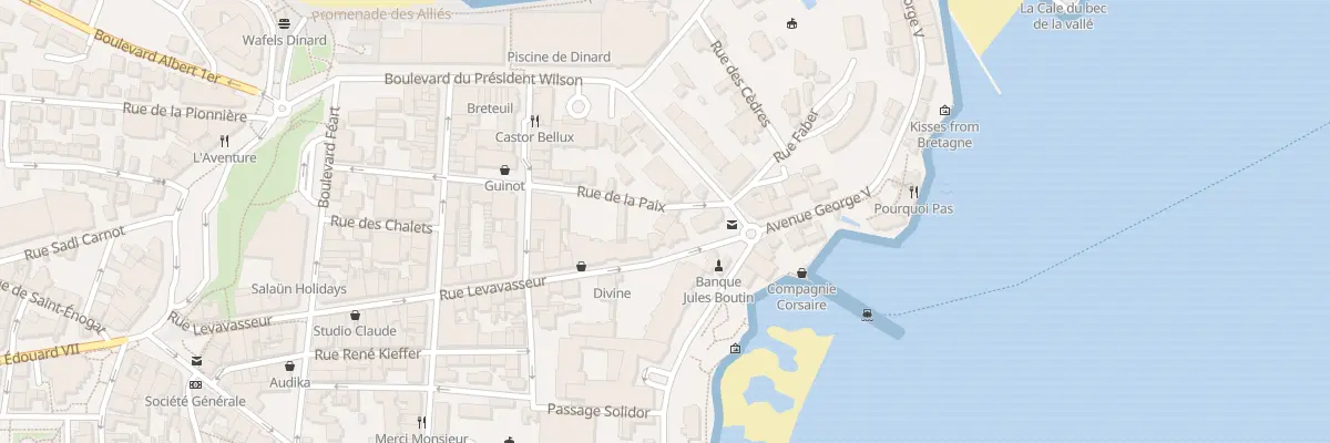 Plan du 5 Rue de la Paix à Dinard
