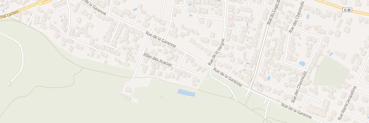 Plan du 38 Rue de la garenne à Saint-Jean-de-Monts