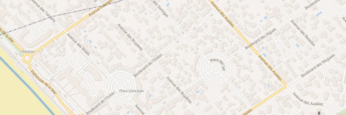 Plan du 18 Bd de l’Océan à Saint-Hilaire-de-Riez