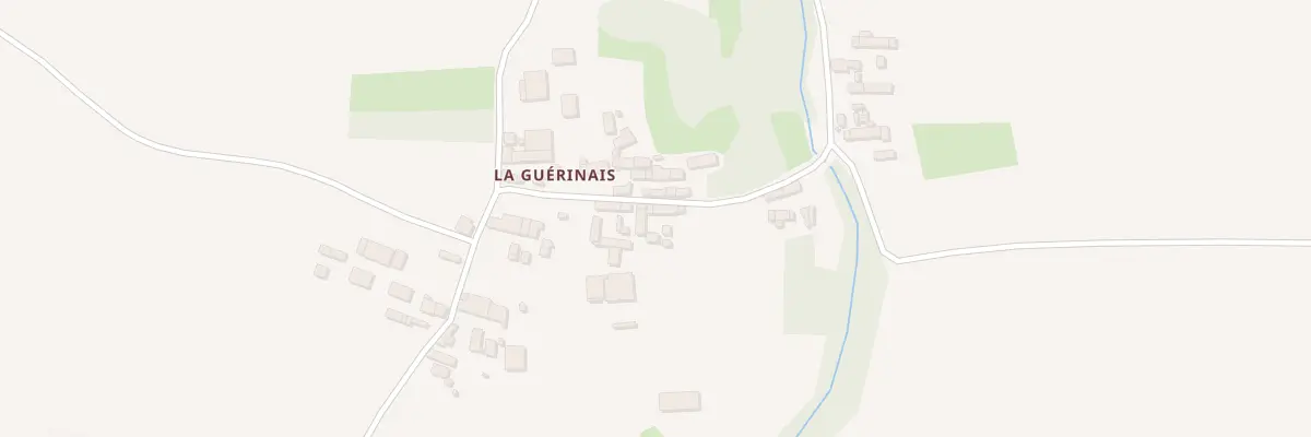 Plan du 24 La Guérinais à Trévron