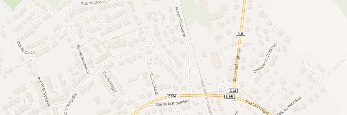 Plan du 45 Rue de la Fontaine Yvon à Pleslin-Trigavou