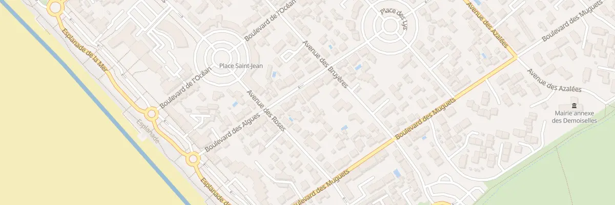 Plan du 24 Bd des Algues à Saint-Hilaire-de-Riez