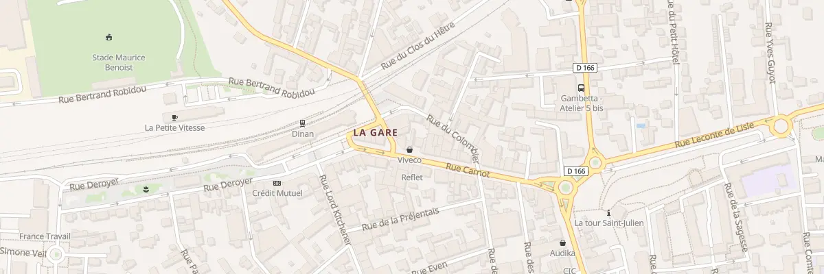 Plan du 34 Rue Carnot à Dinan