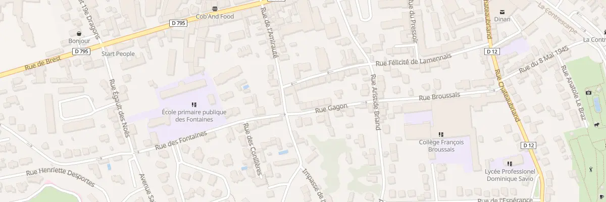 Plan du 14B Rue Gagon à Dinan