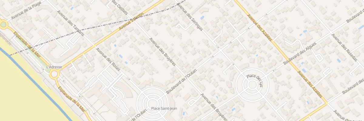 Plan du 19 Av des Bruyeres à Saint-Hilaire-de-Riez
