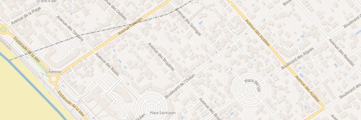 Plan du 15 Av des Bruyeres à Saint-Hilaire-de-Riez