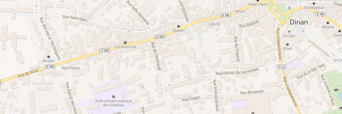 Plan du 5 Rue de l’Amirauté à Dinan