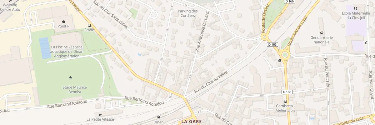 Plan du 17 Rue Ambroise Bernard à Dinan