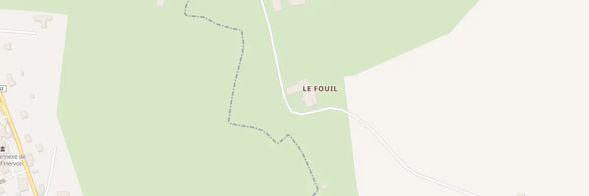 Plan du 5427 Le Fouil à Médréac