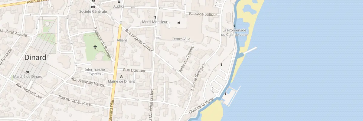 Plan du 8 Rue Jacques Cartier à Dinard