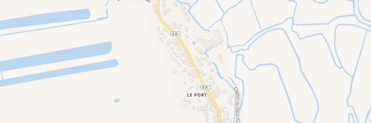 Plan du 191 Rue du Port à Beauvoir-sur-Mer