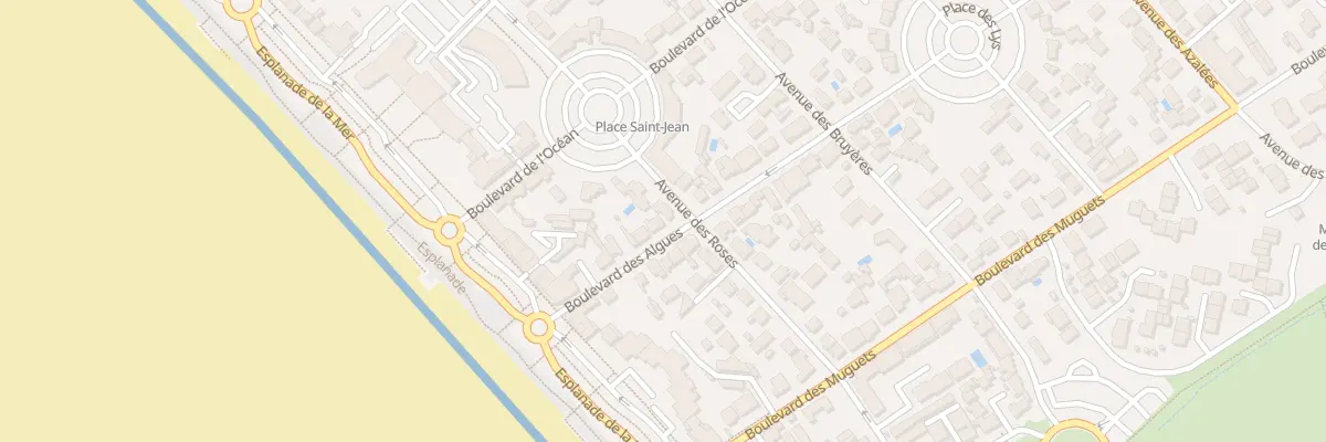 Plan du 9 Bd des Algues à Saint-Hilaire-de-Riez