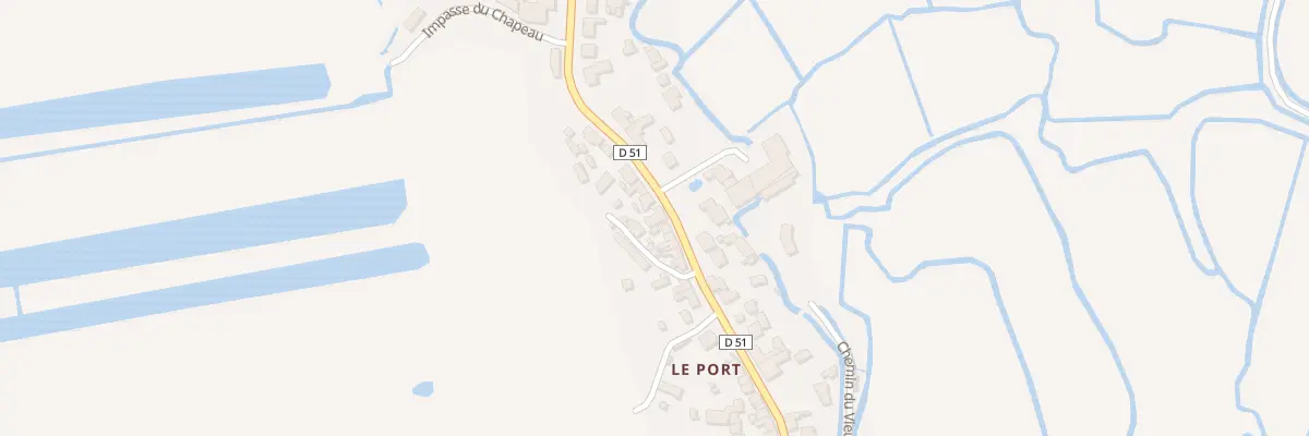 Plan du 197 Rue du Port à Beauvoir-sur-Mer