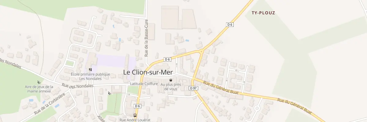 Plan du 1 Pl de l’Eglise Le Clion à Pornic