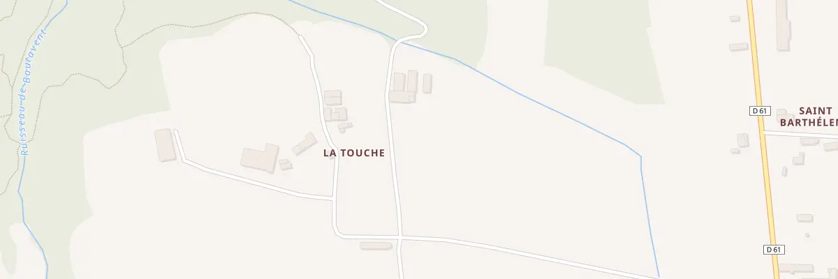 Plan du 2 La Touche à Iffendic