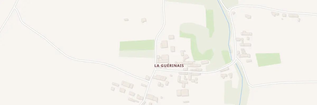 Plan du 15 La Guérinais à Trévron
