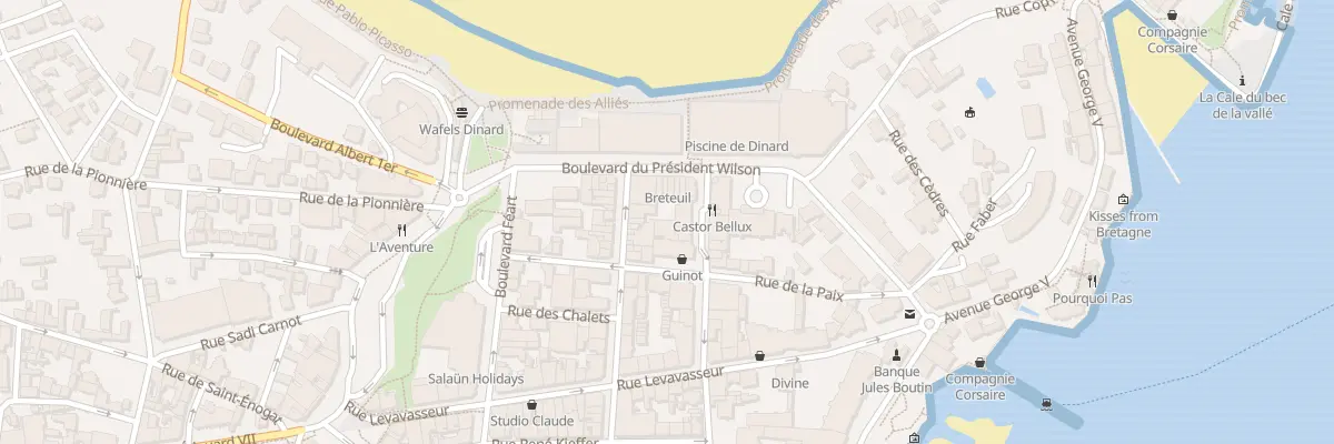 Plan du 26 Rue de la Paix à Dinard
