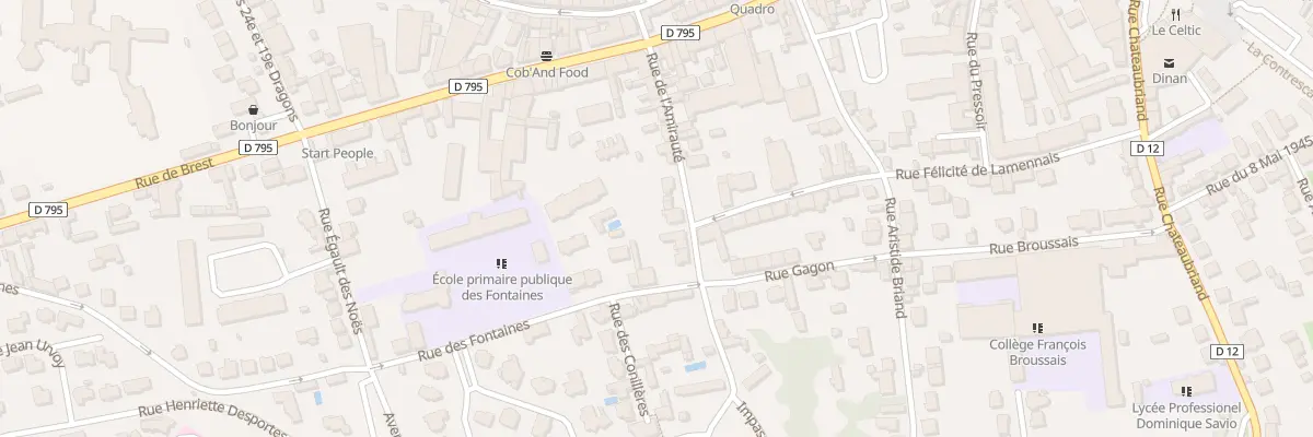 Plan du 16 Rue de l’Amirauté à Dinan