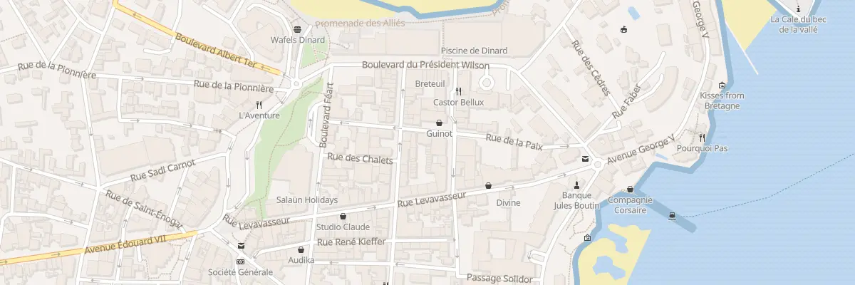 Plan du 13T Rue de la Paix à Dinard