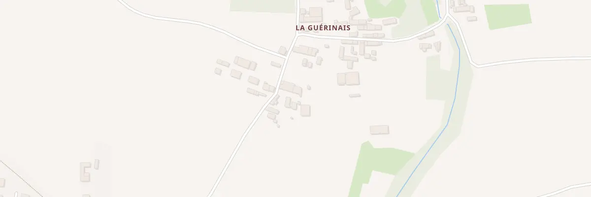 Plan du 10A La Guérinais à Trévron