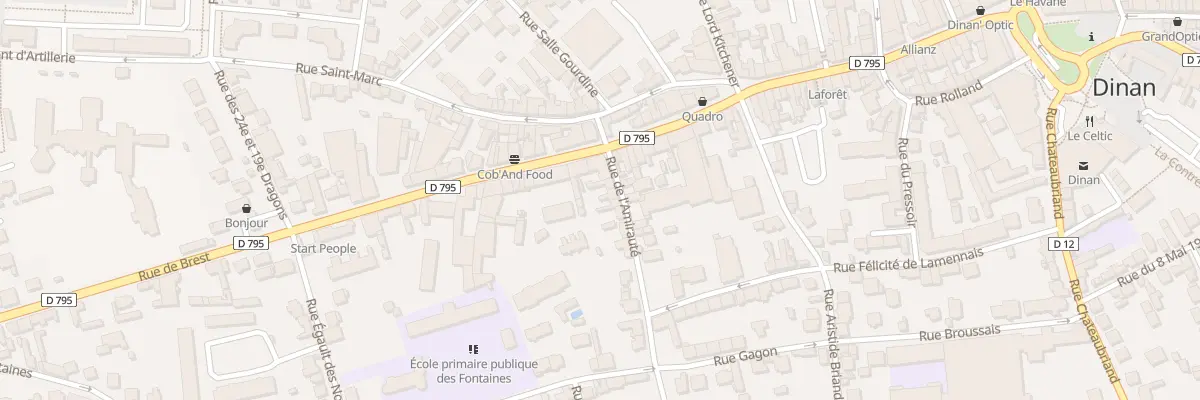 Plan du 4 Rue de l’Amirauté à Dinan