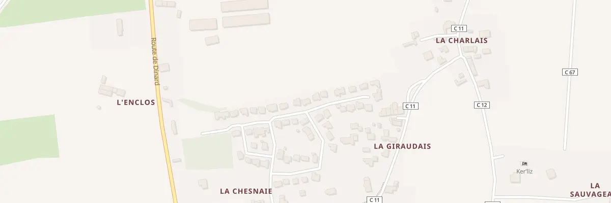 Plan du 2 Imp de la Chesnaie à Pleurtuit