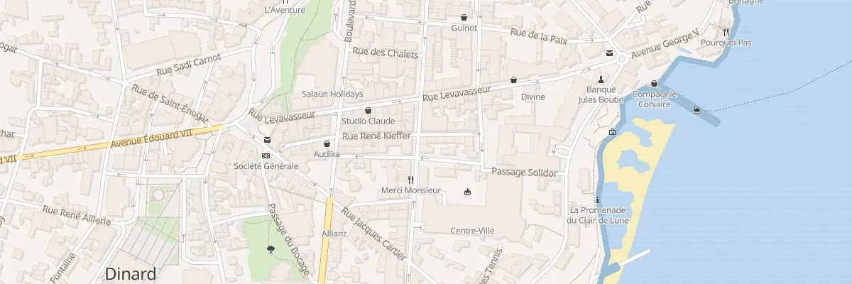Plan du 9 Rue René Kieffer à Dinard