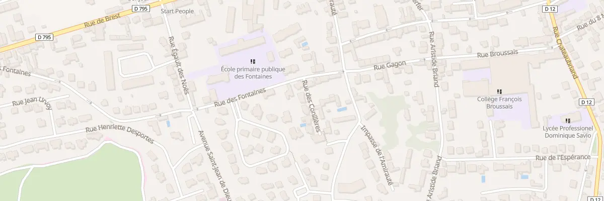 Plan du 4 All des Conilleres à Dinan