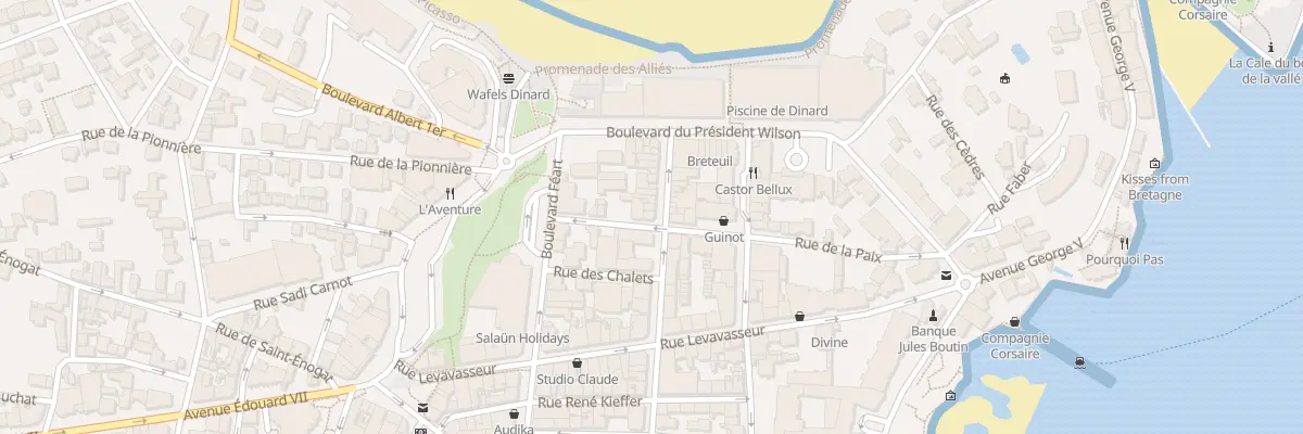 Plan du 36 Rue de la Paix à Dinard