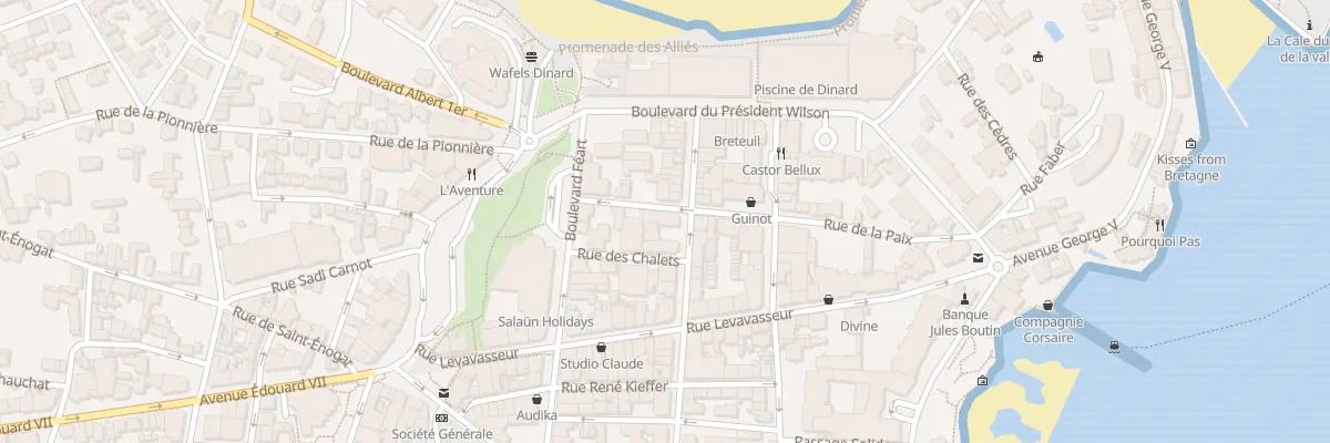 Plan du 17B Rue de la Paix à Dinard