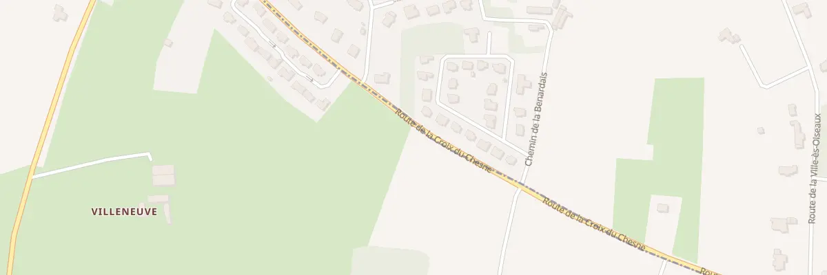 Plan du 11 Rue de la Gervinais à Saint-Carné
