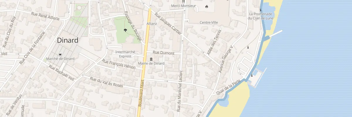 Plan du 3 Rue Dumont à Dinard