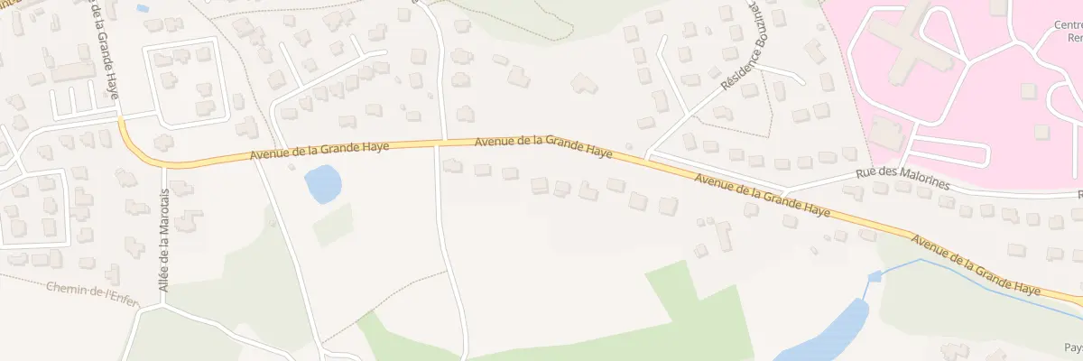 Plan du 21 Av de la Grande Haye à Dinan